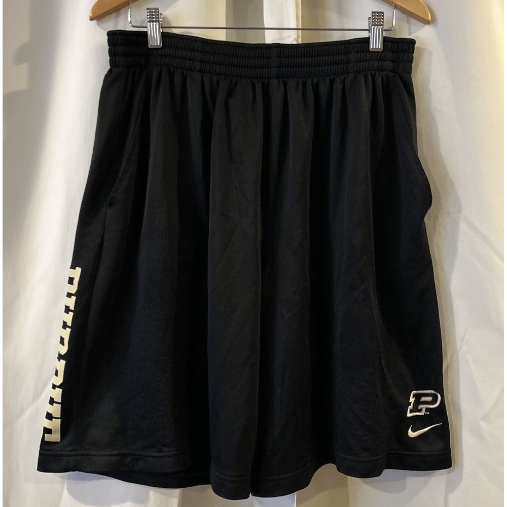 Nike Team‎ Purdue Boilermakers Basketball Shorts Mens XL Black